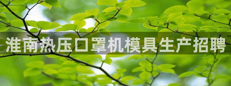 易倍易倍单词官方网站：淮南热压口罩机模具生产招聘
