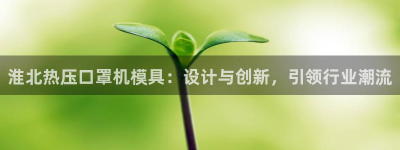 emc易倍ios官网：淮北热压口罩机模具：设计与创新，引