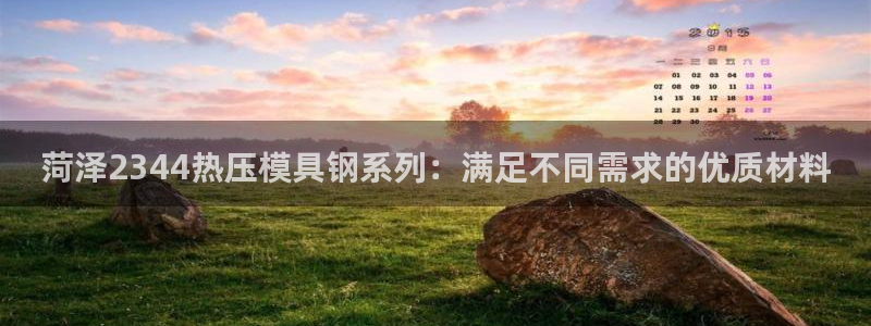 易倍单词官方网站的：菏泽2344热压模具钢系列：满足不同