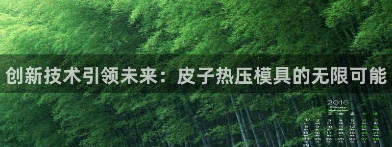 Emc易赔体育：创新技术引领未来：皮子热压模具的无限可能
